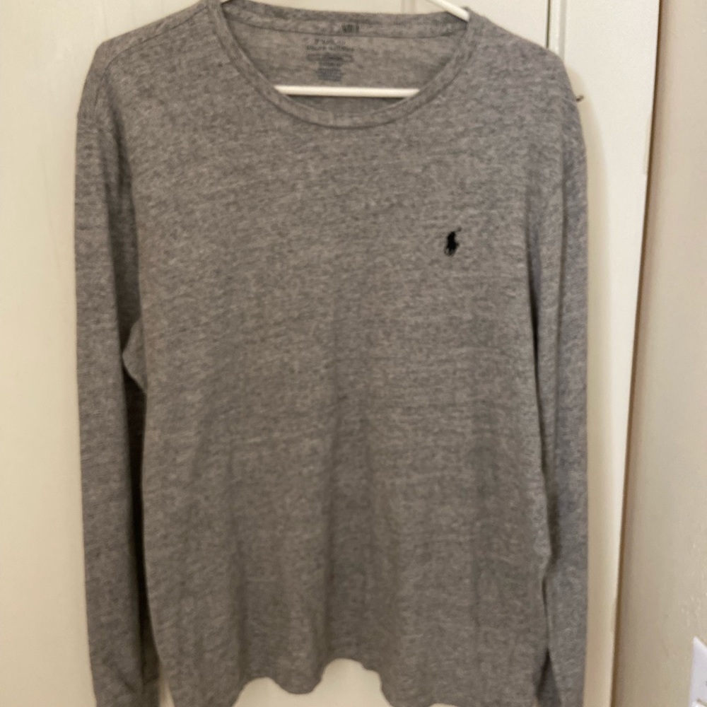 Ralph Lauren long sleeve shirt Gray Large
